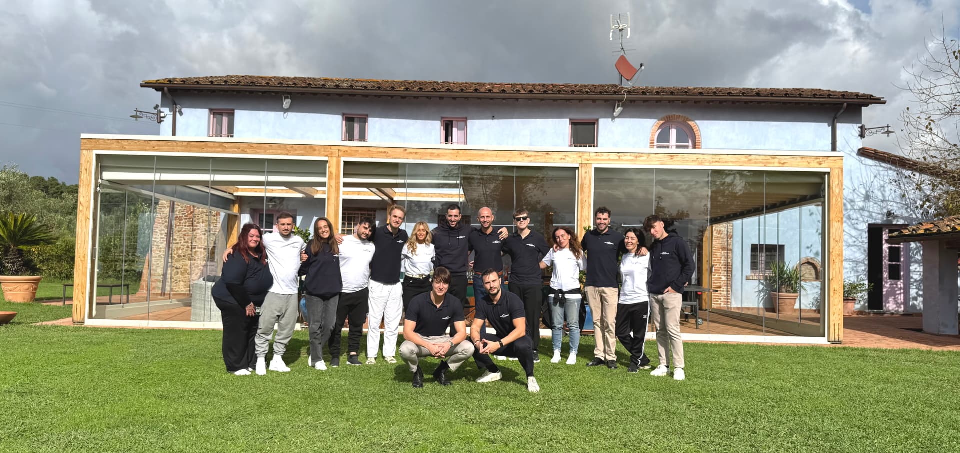 Luca con il team ProtocolloBnb